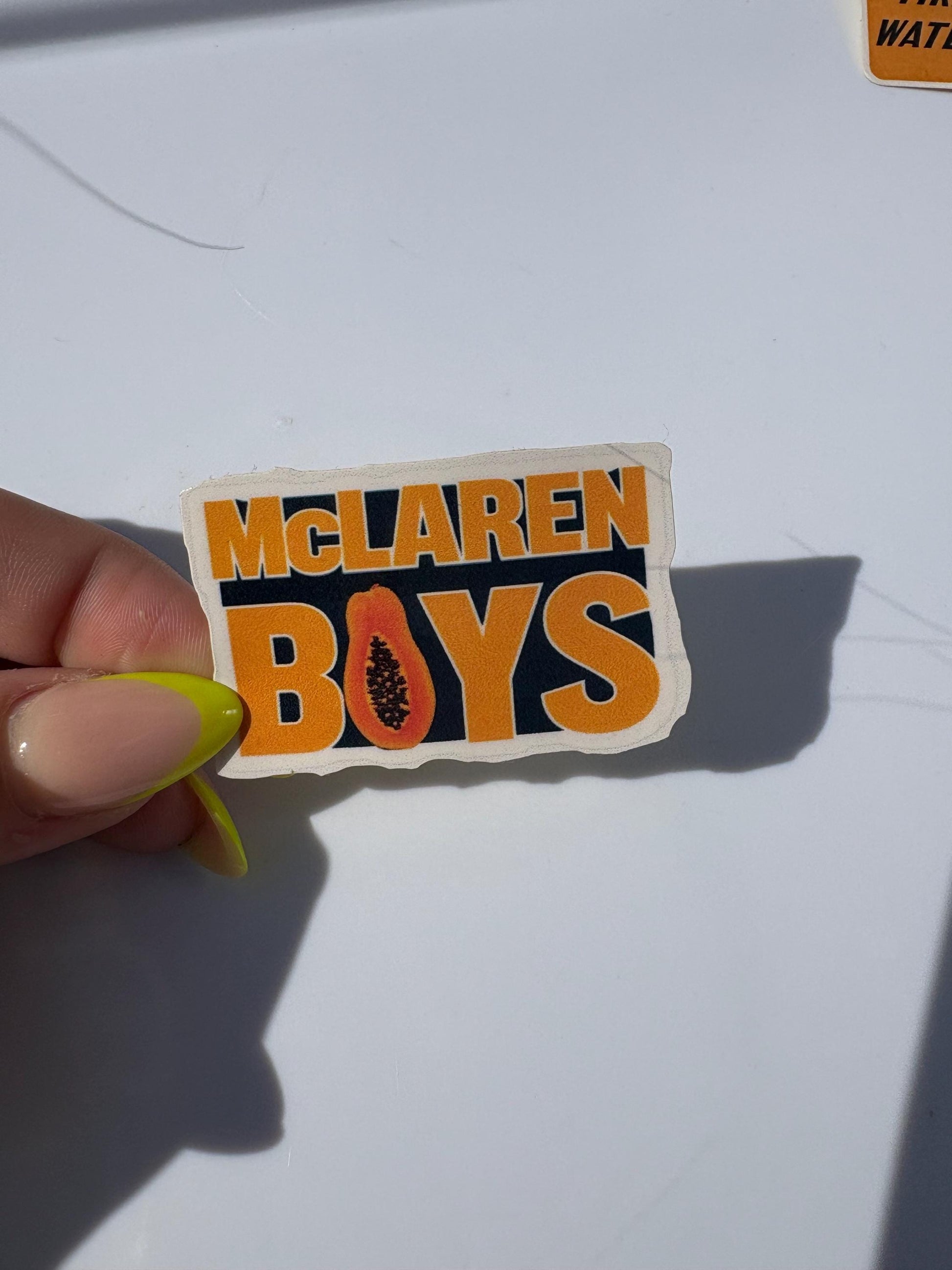 McLaren Stickers | McLaren Team Sticker Pack | Funny F1 Stickers | McLaren Merch |